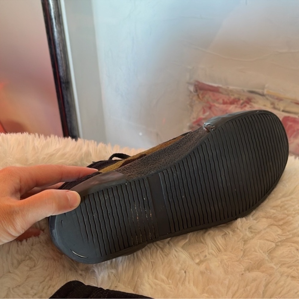 Kurt Geiger Carvela Stylish Black and Camouflage High-Top Sneakers - Picture 8 of 9